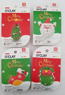 LOUFOR AIR DRY CLAY KIT - 12 PC CHRISTMAS SET - MULTICOLOR - Brand New