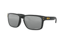 OAKLEY HOLBROOK PITTSBURG STEELERS MATTE BLACK PRIZM BLACK LENSES - 57/18 137 - Like New