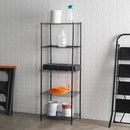 Home Basics Wire Shelving Storage Unit 5 Tier - Black - Like New