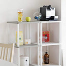 Roomnhome 4-Shelf Storage Unit E0 Grade MDF Tops Made in Korea (White) - Brand New