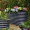 OLLE GALVANIZED RAISED GARDEN BED OUTDOOR: GARDEN PLAN MIDNIGHT GRAY - Like New