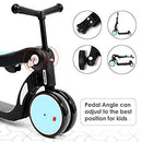 Beberoad Roadkid Plus 5 in 1 Multifunctional Scooter Tricycle Balance Bike -Blue - Brand New
