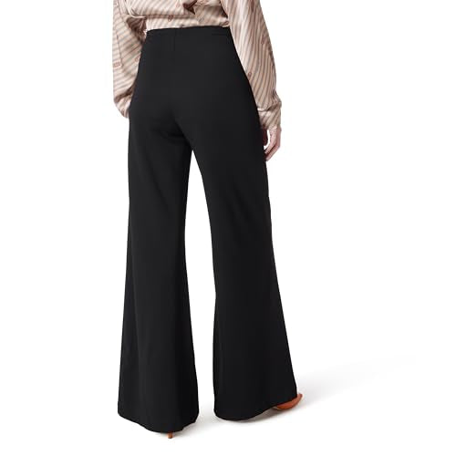 DEE OCLEPPO WOMEN'S ANNA HIGH RISE PULL ON PIN TUCK PANT STANDARD BLACK M - Brand New
