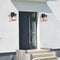 CLASSIC LEAVES OUTDOOR WALL LIGHTS, EXTERIOR WALL SCONCES - BLACK GOLD - Brand New