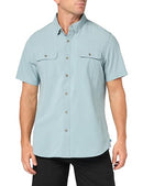 UNIONBAY TECH MESH BUTTON-UP SHIRT - SIZE: MEN L - LACQUER - Like New
