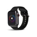 APPLE WATCH SERIES 7 GPS + LTE 41MM GRAY ALUM CASE BLACK SPORTS BAND - Like New