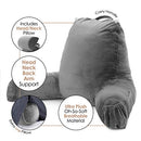 Clara Clark Reading Pillow with Shredded Memory Foam, 2 Pillows, B08PW3524H - Brand New