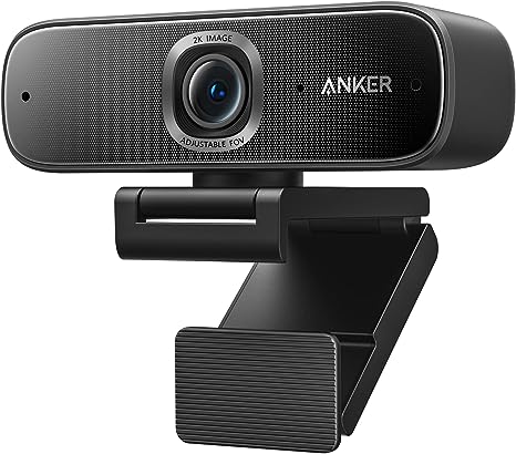 Anker PowerConf C302 Webcam 2K HD Webcam Smart Full HD A3362011 - BLACK - Like New