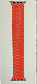 APPLE WATCH BRAIDED SOLO LOOP 40MM - SIZE 6 - ELECTRIC ORANGE - ELECTRIC ORANGE - Brand New