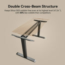 SIHOO ERGONOMIC ADJUSTABLE STANDING DESK WITH LIFT, 55"×28" - BLACK - Like New