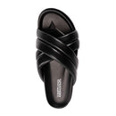 1200164 MUK LUKS WOMEN'S TIDAL WAVE SANDALS BLACK SIZE 8 - Like New