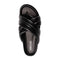 1200164 MUK LUKS WOMEN'S TIDAL WAVE SANDALS BLACK SIZE 8 - Like New