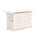 ROYAL GARDEN PROPANE FIRE PIT, 42" RECTANGULAR, TM22RTFTCRM - CREAM - Like New