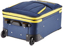 Rockland Fashion Softside Upright Luggage Set 2-Piece 14/19 F102 - Navy - Like New