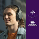 PHILIPS OVER-EAR WIRELESS HEADPHONES NOISE PRO MULTIPOINT 60HRS TAH8506BK BLACK - Like New