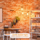 Brightever Dimmable Amber Light Bulbs 60 Watt Equivalent 2200K Warm Light - Like New