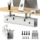 KIGJU UNDER DESK CABLE MANAGEMENT TRAY 30" CORD ORGANIZER LXQ-03 - GREY - Like New