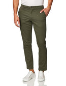 AMAZON ESSENTIALS MEN'S SLIM-FIT CASUAL STRETCH CHINO PANT 33X30 - OLIVE - Brand New
