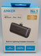 ANKER NANO POWER BANK 22.5W DUAL USB-C CONNECTOR MADE FOR APPLE PRODUCTS - BLACK - Brand New