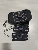 ELECTRONIC MUSCLE STIMULATOR ABS STIMULATOR MUSCLE TONER - BLACK/BLUE - Like New