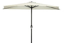 Patent Pending Trade Mark Innovations Patio Half Umbrella 9 Foot Spa - Like New