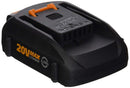 WORX POWERSHARE 20 VOLT 2.0AH BATTERY - BLACK/ORANGE/WHITE - Like New