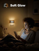 JANDCASE LED NIGHT LIGHT, [2 PACK], DUSK TO DAWN, DIMMABLE, QX140-2PK - BLACK - Like New