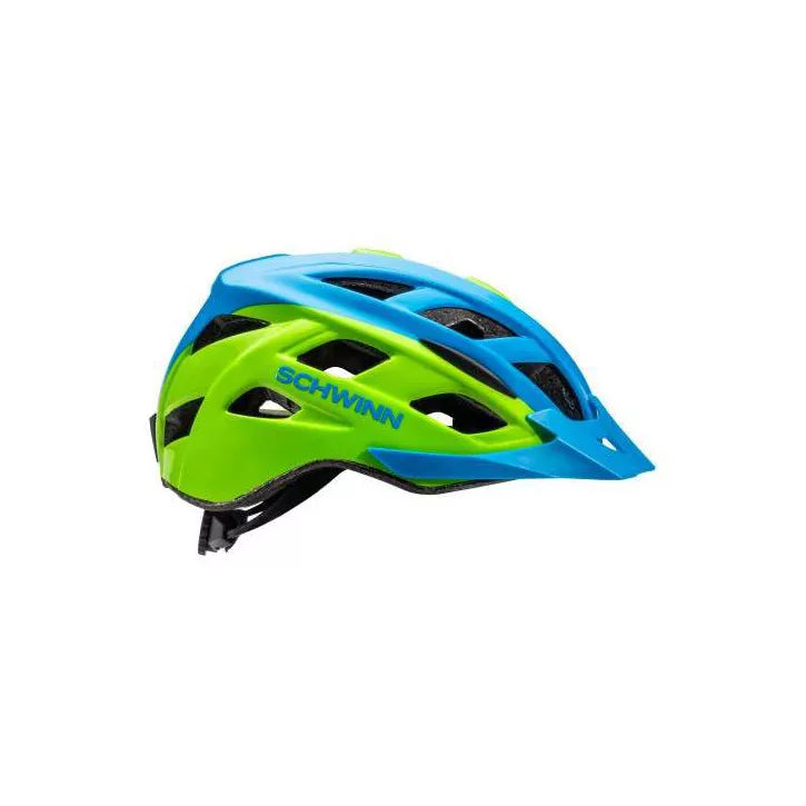 SCHWINN DASH KIDS' HELMET - BLUE/GREEN - Brand New