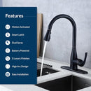 Bio Bidet FLOW Touchless Kitchen Faucet with Pull Down Sprayer Low Single Handle Like New