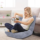 GIANTEX 14-POSITION FLOOR SOFA FOLDING GAMING SOFA CHAIR HV10355GR  - Gray - Like New