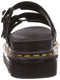 25456001 DR MARTENS WOMEN BLAIRE SLIDE SANDAL BLACK HYDRO SIZE 11 - Like New