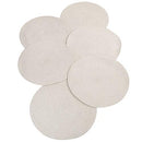 RAJRANG BRINGING RAJASTHAN TO YOU Round Woven Placemats 15" - Set of 6 - White - Brand New