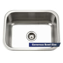 Houzer MS-2309-1 Medallion 23 Inch Classic Series Undermount Kitchen Sink - Brand New