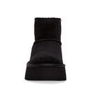 Steve Madden Women Enchanting STIEFEL Ankle Boot Black Suede 9 - Like New