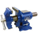 YOST VISE 750-E MULTI-JAW ROTATING VISE 2 IN 1 MULTIPURPOSE BENCH - BLUE - Like New