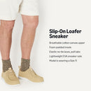 AMAZON ESSENTIALS MEN'S CANVAS MOC TOE LOAFER SIZE MEN 9.5 NATURAL/WHITE - Brand New