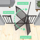 Summer Infant Modern Home Walk-Thru Safety Pet and Baby Gate 27733Z - Espresso - Like New