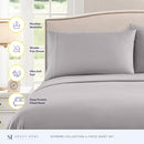 SWEET HOME COLLECTION 1800 THREAD COUNT EGYPTIAN QUALITY SHEET SET – SILVER - Brand New