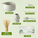 Soeos Matcha Whisk Set, 7 Pcs Ceramic Matcha Kit, Include Matcha Bowl - Like New