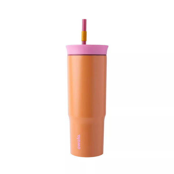 OWALA 24OZ STAINLESS STEEL STRAW TUMBLER - TANGY TANGO - Like New