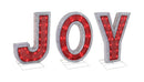 TOP TREASURES JOY NATIVITY DECORATION,OBX,HOS0269,Red,Set of 3 - Scratch & Dent