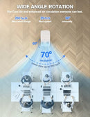 Portable Air Conditioners, 3-IN-1 Evaporative Air Cooler w/ 4 Ice Packs - White - Brand New