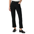 AMAZON ESSENTIAL WOMEN'S HIGH-RISE STRAIGHT LEG LOW STRETCH SIZE 8 SHORT BLACK - Brand New