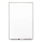 Quartet Magnetic Porcelain Whiteboard, 2' x 3' (QRT2543) - WHITE/SILVER - Like New
