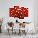 VANSEEING Van Gogh Wall Art Canvas Print Painting Red Almond Blossom Picture - Like New