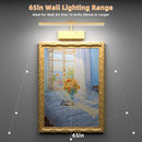 Lightbiz Picture Light 15.35inch 5400mAh Rechargeable Wall 3 Colors, Gold - Like New