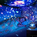 One Fire Solar System Projector Night Light for Kids 360 Rotating 5 Films BLACK - Like New