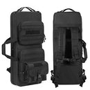 DSLEAF 28” DOUBLE SOFT RIFLE CASE PADDED BACKPACK FOR HUNTING DF02101 - BLACK - Like New