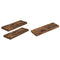 VASAGLE Wall Shelf Set of 2, Vintage Floating Shelf 23.6 Inch, Hanging Shelves - Like New