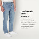AMAZON ESSENTIALS MEN 29W X 32L LOW STRETCH ATHLETIC FIT JEANS TINTED LIGHT WASH - Like New